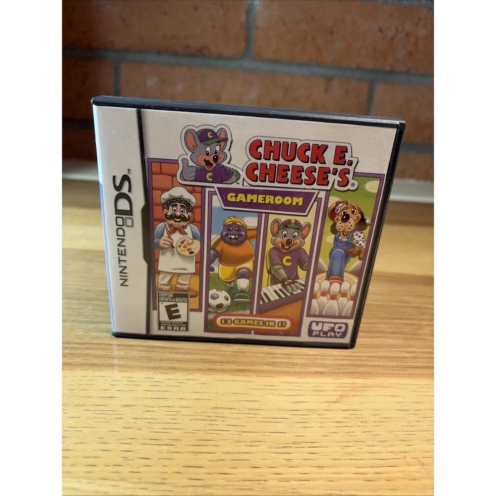 Chuck E. Cheese's Party Games (Nintendo DS) CIB Complete with Manual Authentic